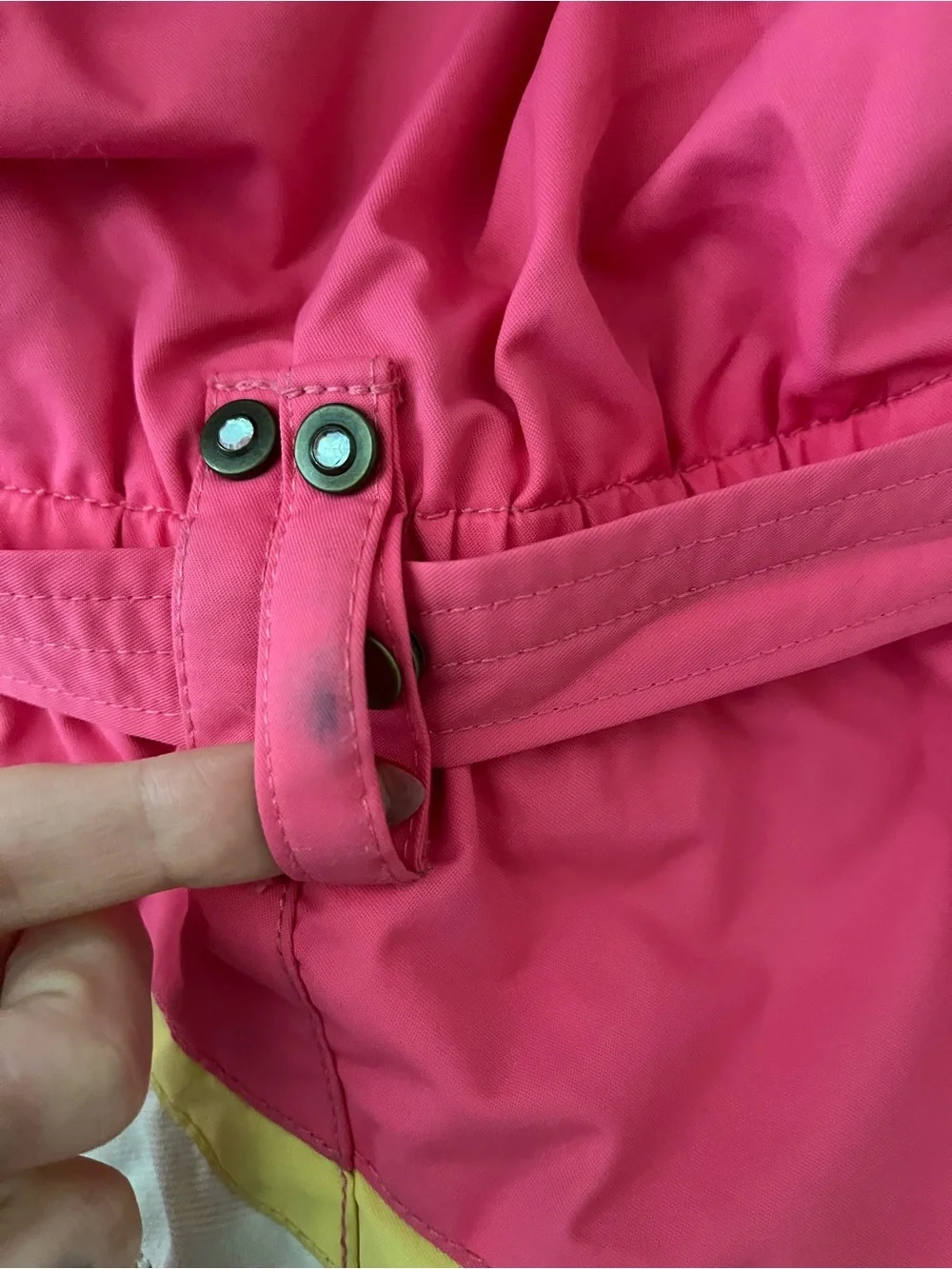 Obermeyer Pink and Yellow Girls' Ski Jacket